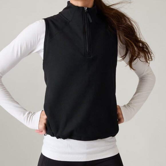 Athleta Tops - ✨ Athleta Unstoppable Quarter Zip Vest - Like New ✨